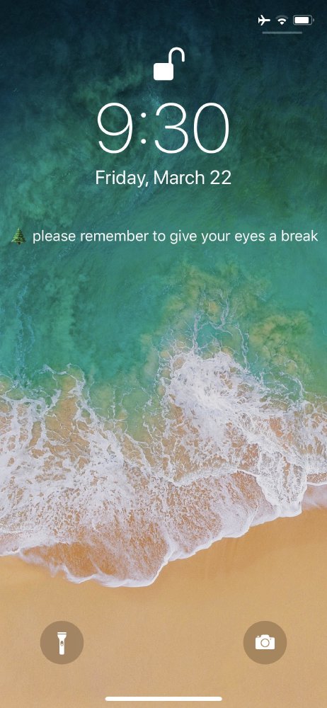 A screenshot that showcases a feature of Chirp