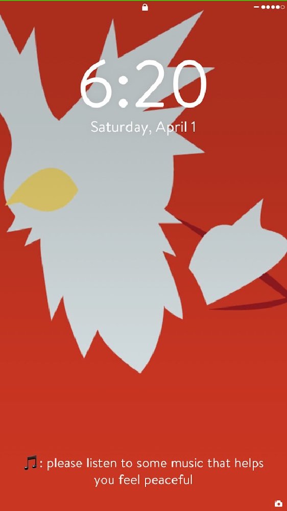 A screenshot that showcases a feature of Chirp